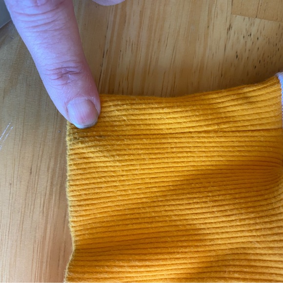 Lululemon Men’s Medium Training Yellow Track Full Zip Luon Bomber Jacket - Picture 5 of 6